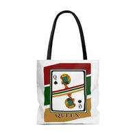 Load image into Gallery viewer, Queen Of Spades African Stripes Design Tote Bag
