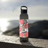 Load image into Gallery viewer, Love Tropical Floral Hawaiian Design Sky Water Bottle
