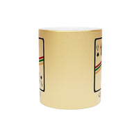 Load image into Gallery viewer, Queen Of Spades African Metallic 11 oz Mug (Silver / Gold)
