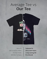 Load image into Gallery viewer, INTO THE AM Abyss Mens Graphic Tee - Cool Novelty Design Crewneck T Shirts for Guys (Black, Small)
