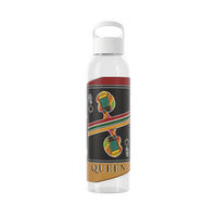 Load image into Gallery viewer, Queen Of Spades African Stripes Design Sky Water Bottle
