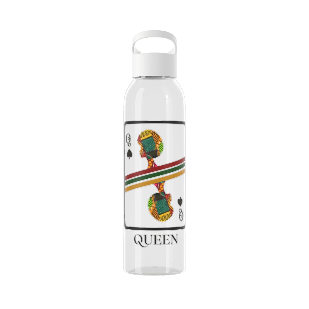 Queen Of Spades African Design Sky Water Bottle