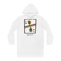 Load image into Gallery viewer, Queen Of Spades African Design White Hoodie
