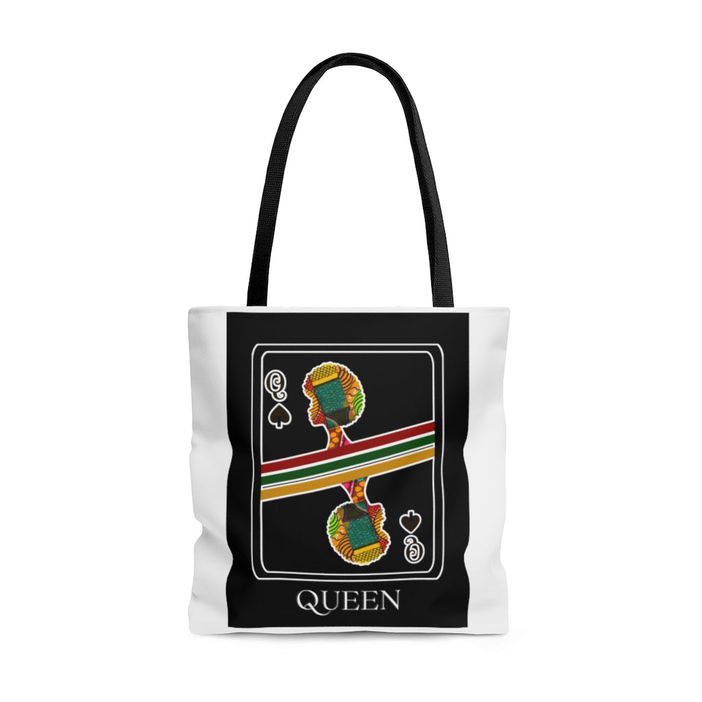 Queen Of Spades African Black Design Tote Bag