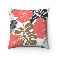 Load image into Gallery viewer, Love Tropical Floral Hawaiian Design Square Pillow
