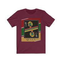 Load image into Gallery viewer, Queen Of Spades African Stripes Design T-Shirt Unisex Jersey Short Sleeve
