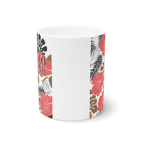 Load image into Gallery viewer, Love Tropical Floral Hawaiian Design Ceramic Mug, 11oz and 15oz
