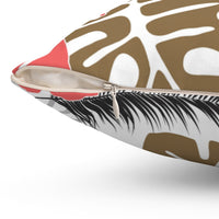 Load image into Gallery viewer, Love Tropical Floral Hawaiian Design Square Pillow
