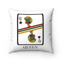 Load image into Gallery viewer, Queen Of Spades African Indoor Pillow
