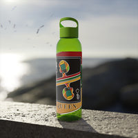 Load image into Gallery viewer, Queen Of Spades African Stripes Design Sky Water Bottle
