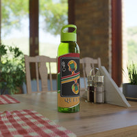 Load image into Gallery viewer, Queen Of Spades African Stripes Design Sky Water Bottle
