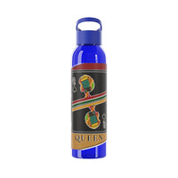 Load image into Gallery viewer, Queen Of Spades African Stripes Design Sky Water Bottle
