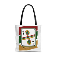 Load image into Gallery viewer, Queen Of Spades African Stripes Design Tote Bag
